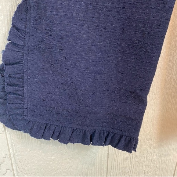 NEW Trina Turk Blue Jet Stream Ruffle Pants - Picture 6 of 12